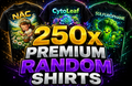 250x premium T-shirts
